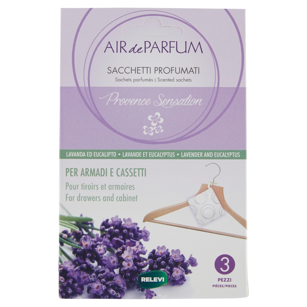 Relevi Air de Parfum Sacchetti Profumati Provence Sensation 3 pz